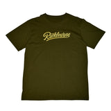 Raskleware Embroidered 100% Cotton T-Shirt, Casual Wear, Breathable, Soft, Comfortable, Machine washable, Olive Gray