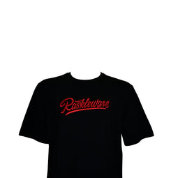 Raskleware Embroidered 100% Cotton T-Shirt, Casual Wear, Breathable, Soft, Comfortable, Machine washable, Black