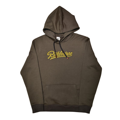 Raskleware 100% Cotton Pullover Embroidery Hoodie, Olive Gray - Heavyweight Premium Wear for Warmth & Comfort, Machine Washable