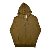 RKW 100% Cotton Bronze Zipper Embroidered Hoodie - Heavyweight Premium Wear for Style, Comfort & Warmth, Machine Washable - Brown